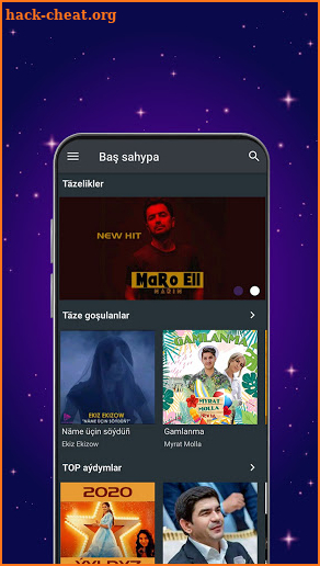 Aydym.com – Aýdym-saz portaly screenshot