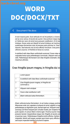 AZ Document Reader - word, excel, PDF Reader screenshot