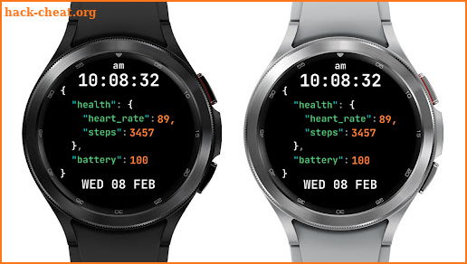 AZ261 Json Code Watch Face screenshot