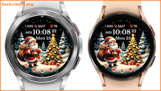 AZ280 Santa Claus Watch Face screenshot