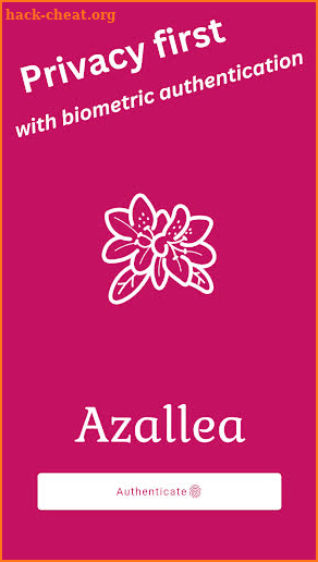 Azallea Period Tracker screenshot