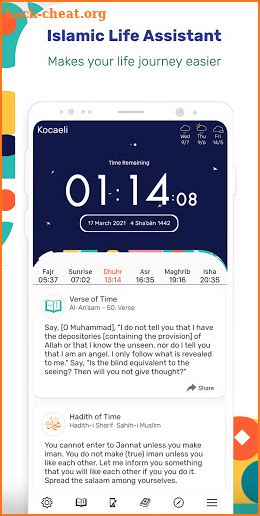 Azan Time Pro - Quran & Qiblah screenshot