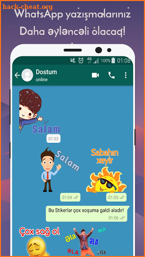 Azerbaijan Stickers for WhatsApp - WAStickerApps screenshot