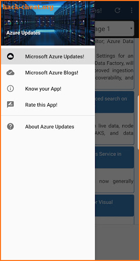 Azure Updates screenshot