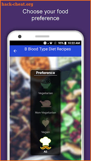 B Blood Type Recipes - Food Diet Plan, Health Tips screenshot
