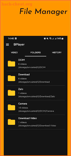 B Player screenshot