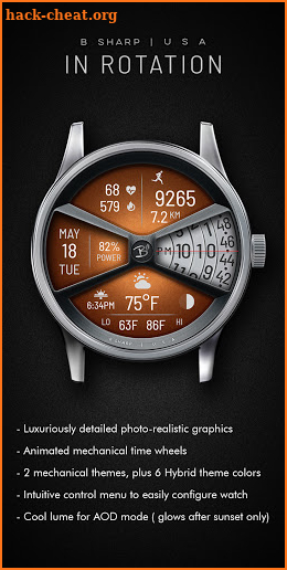 B Sharp Watches - B# - In Rotation HYBRID screenshot