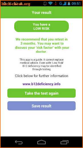 B12 Are You At Risk? screenshot