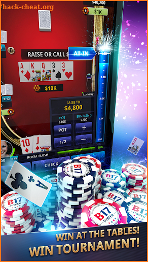 B17 Poker - Texas Hold'em, Live cam poker screenshot