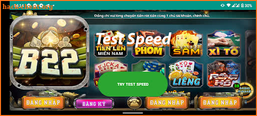 B22 club - nổ hũ test speed screenshot