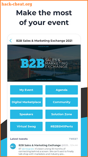 B2B Sales & Marketing Exchange screenshot