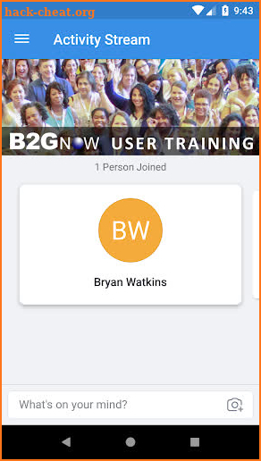B2Gnow 2019 User Training screenshot