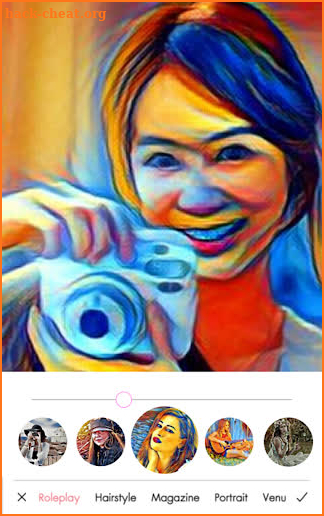 B613 Selfie Camera app screenshot
