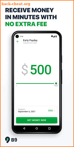 B9: Get Your Paycheck Up To 15 Days Early! screenshot