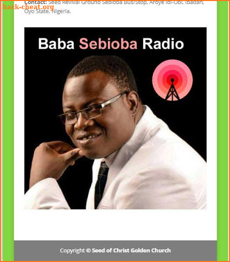 Baba Sebioba Radio screenshot