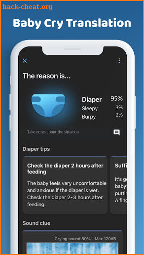 Babba - Cry Translator, Baby Language, Tracker screenshot