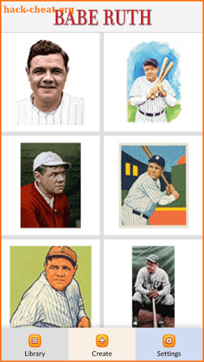 Babe Ruth Color by Number - Pixel Art Game screenshot