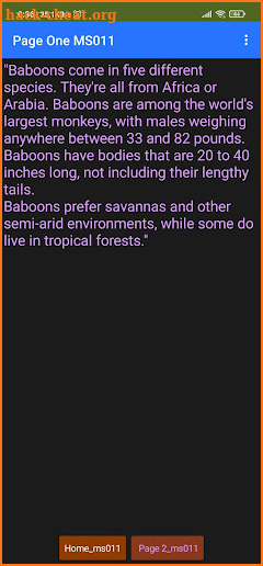Baboon screenshot