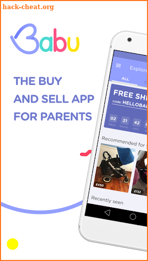 BABU buy and sell kids items screenshot