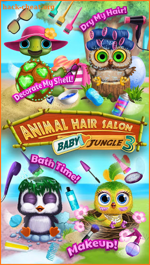 Baby Animal Hair Salon 3 - Newborn Hatch & Haircut screenshot