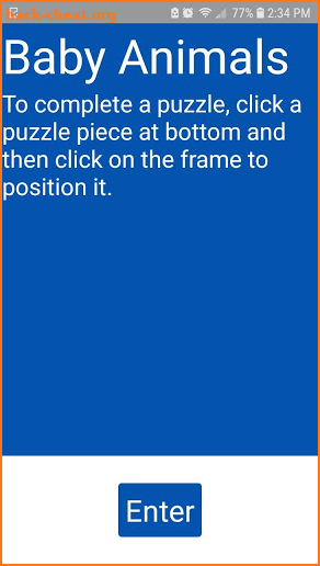 Baby Animal Puzzle screenshot