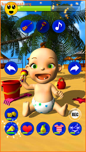 Baby Babsy At The Beach Gold screenshot