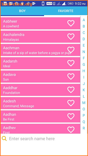 Baby Boy Names (Indian) screenshot