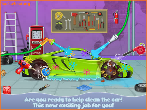 Baby Car Wash Garage Games For Boys screenshot