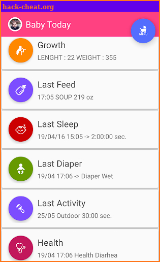 Baby Care & Tracker Pro screenshot