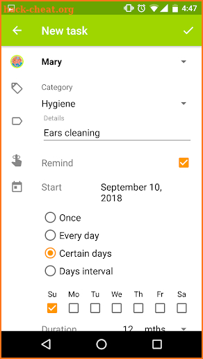 Baby care diary. Planner, to-do list, reminders screenshot
