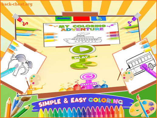 Baby Coloring Book Kids Games screenshot