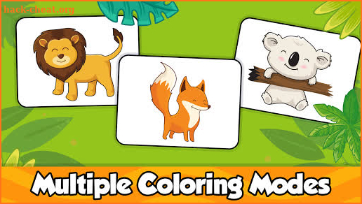 Baby Coloring games for kids with Glow Doodle screenshot