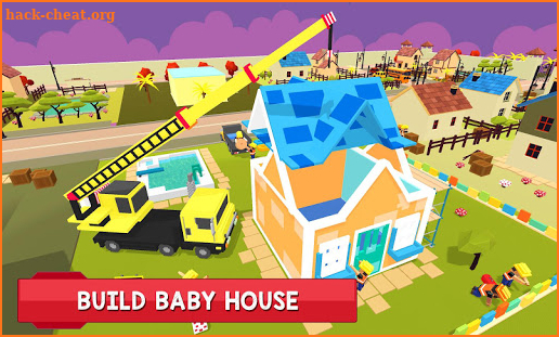 Baby Craft: Girls House Building Simulator Game screenshot