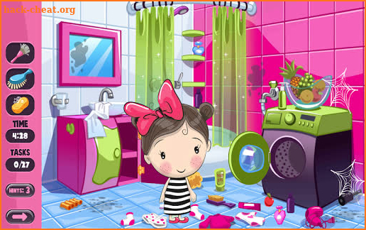 Baby Doll Cleaning House screenshot