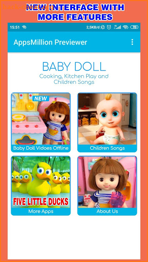 Baby Doll Cooking and Children Songs Offline screenshot
