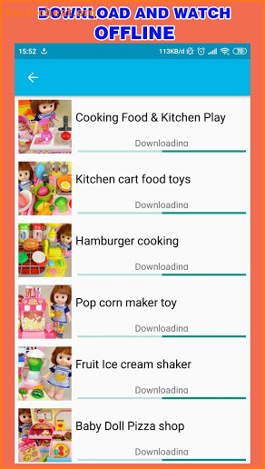 Baby Doll Cooking and Children Songs Offline screenshot