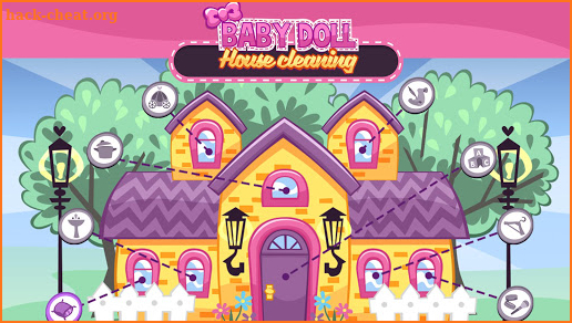 Baby Doll House Cleaning - Home cleanup game screenshot