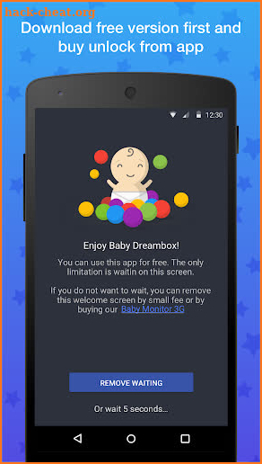 Baby Dreambox Unlock screenshot
