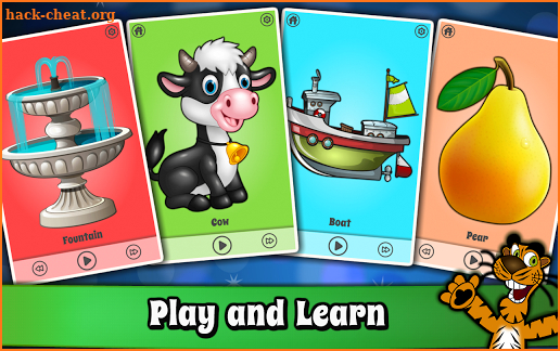 Baby First words Flashcards - Kids Learning games screenshot