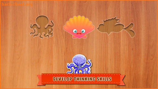 Baby Fish Shape Blocks Puzzle - Educational Game screenshot