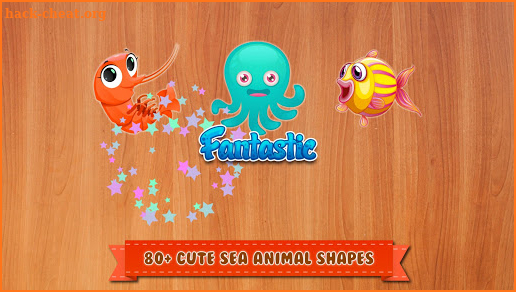 Baby Fish Shape Blocks Puzzle - Educational Game screenshot
