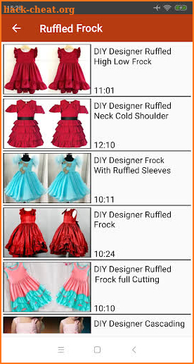 Baby Frock Cutting And Stitching Videos screenshot