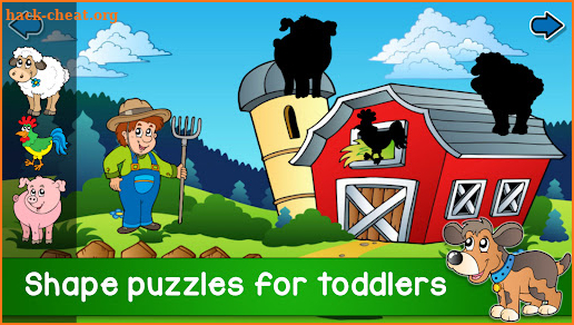 Baby Games Animal Shape Puzzle screenshot