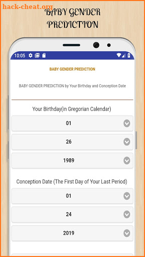 BABY GENDER PREDICTION screenshot