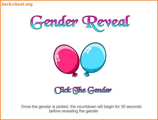 Baby Gender Reveal screenshot