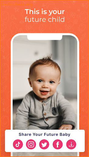 Baby Generator Face Maker App screenshot