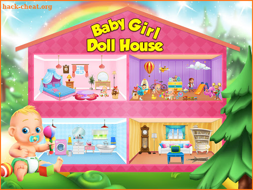 Baby Girl Doll House: Design & Clean Luxury Rooms screenshot
