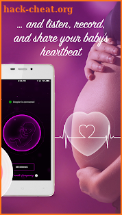 Baby Heartbeat Monitor by Annie: Fetal Doppler App screenshot