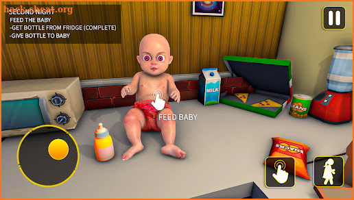 Baby in Dark Horror House screenshot