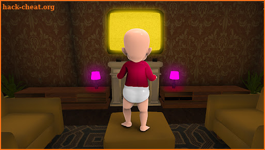 Baby in Pink Horror Games 3D screenshot